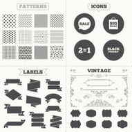 Sale speech bubble icons Black friday symbol N11