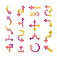 colorful crystal arrows set N2