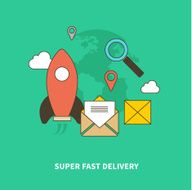 Concept of Super Fast Delivery