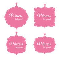 Princess Crown Frame Vector Illustration N10
