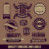Collection vintage styled chalkboard labels