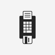 Credit card machine icon N9