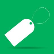 tag icon vector illustration Flat design style N99