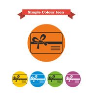 Gift card icons