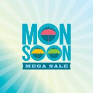 Monsoon offer and sale banner flyer or poster N6