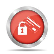 Credit Card Security icon Vector Eps 10 N7
