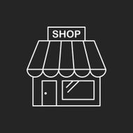 shopping store line icon N24