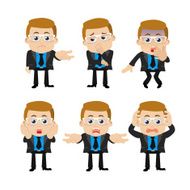 Set of businessman characters N14