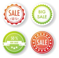 Vector sale labels N2