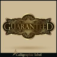 Vector set of Labels Guaranteed Premium Quality Rate N17