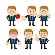 Set of businessman characters N15