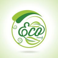 Organic Eco Recycle Green Icons and Labels N2