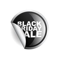 Black friday button vector N2
