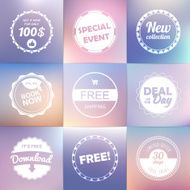 Vintage labels set free shipping free download new
