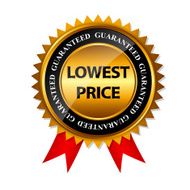 Lowest Price Guarantee Gold Label Sign Template Vector Illustrat N4