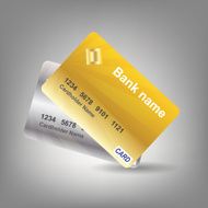 Credit card icon vector illustration