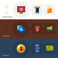 E-commerce Polygonal Banners