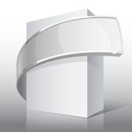 White Package Cardboard Box For presentation