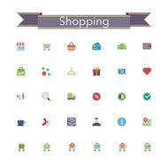 Shopping Flat Icons N2