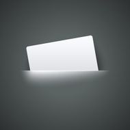 White Empty Label label in pocket