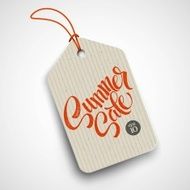 Summer sale grunge label Vector illustration N2