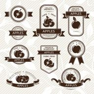 Apple labels collection