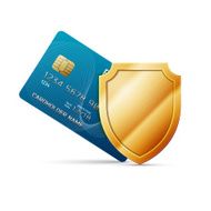 Credit card with shield