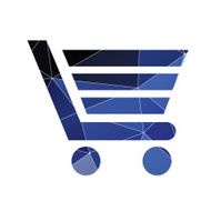 shopping cart icon Abstract Triangle N3