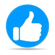 Like icon Flat design style modern vector illustration N18