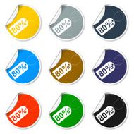 tag icon vector illustration Flat design style N102