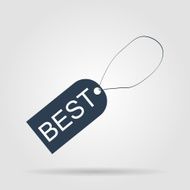tag icon vector illustration Flat design style N104