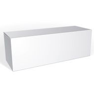 Package white box design isolated on background template N5