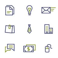 stock and market symbol line icon on white background vector N5