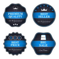 Collection of sale icons badges or labels