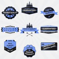 Collection of vintage sales labels and badges N3
