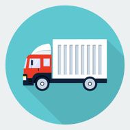 Vector Delivery Truck Icon N6