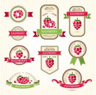 Raspberry labels collection N2