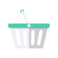 Shopping plastic cart