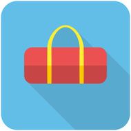 Sports bag icon