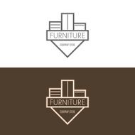 Logo badge or label inspiration with furniture N6