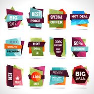 Origami Sale Labels