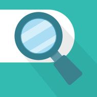 Business Analysis with magnify glass
