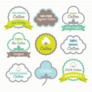 Cotton Certificates Labels set