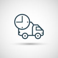 Icon for vehicle delivery services and goods N42