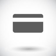 Credit card single icon N4