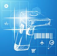 Retail Shopping Abstract - Illustration