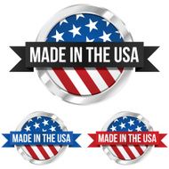 Made in the USA Symbol and Banner