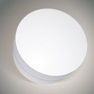 Vector blank round box template for your package design put