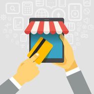 Digital commerce illustration N3