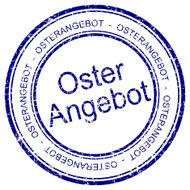 Easter Sale rubber stamp - in german